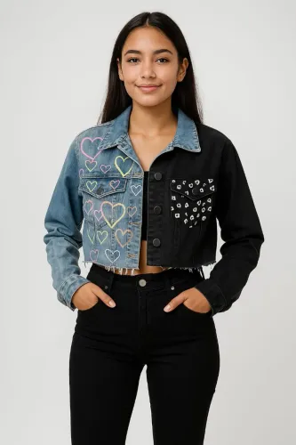 Jaqueta jeans e calça Skinny  tam P