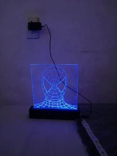 Luminária LED do Homem Aranha