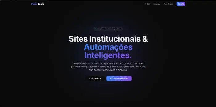 ? Desenvolvedor Especialista: Sites, Sistemas e Agentes de IA