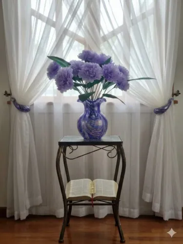 Flores em eva.