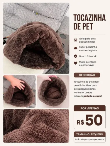toca para pet de pelúcia