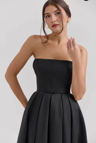 Vestido Preto Elegante Novo