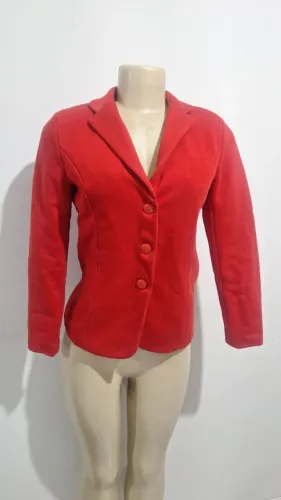 Blazer feminino vermelho 