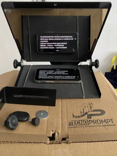 Teleprompter para câmera e celular Oportunidade 