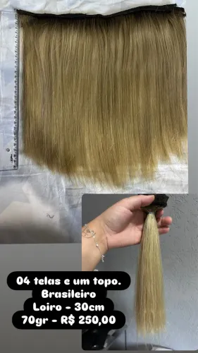 Cabelo Brasileiro 30cm