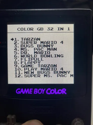 Cartucho multijogos 8 em 1 para GB/GBC/GBA. Envio OLX PAY