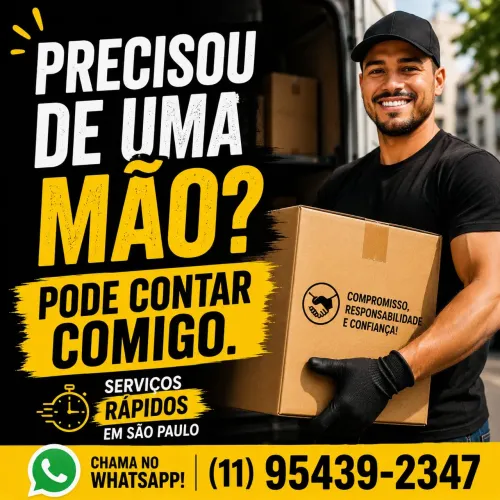PRECISOU DE UMA MÃO? SERVIÇOS RÁPIDOS EM SÃO PAULO