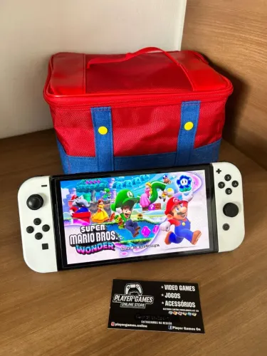 Nintendo Switch OLED DESBLOQUEADO! (Aceito Cartão)
