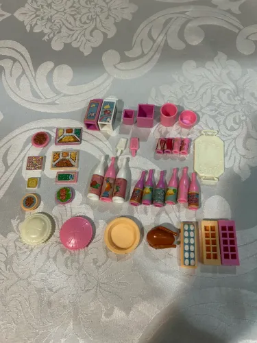acessórios barbie cozinha 1987 - leia a descrição
