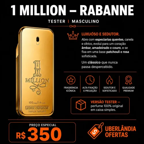 Perfume One Million EDT tester