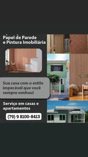 Aplicacao de papel de parede pintura em geral
