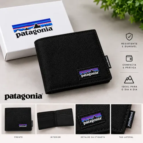 Carteira Patagonia masculina preta
