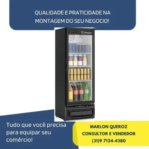 Refrigerador de Bebidas 410L Gelopar 127V