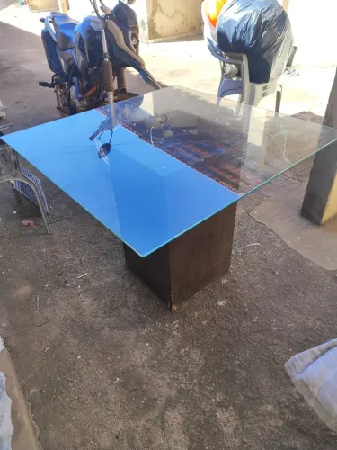 Mesa de vidro 4 lugares
