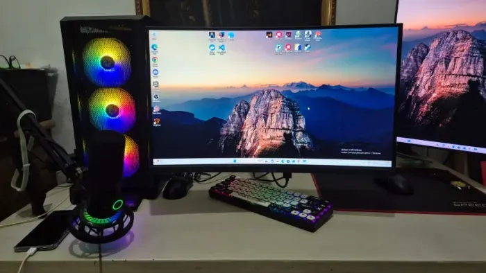 pc gamer ryzen 7 5700g, rx6600 + perifericos