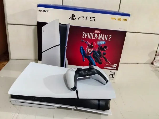 Playstation 5 Slim de 1 Tera Mídia digital e Física 