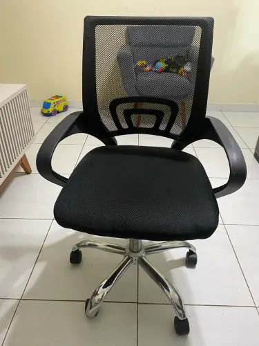Cadeira de Escritório Diretor Giratória Preta 