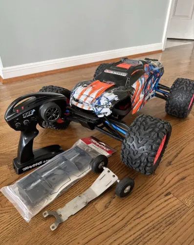 Traxxas E-Revo 2.0 VXL-6S sem escova 4WD Monster Truck RTR com controle TQi
