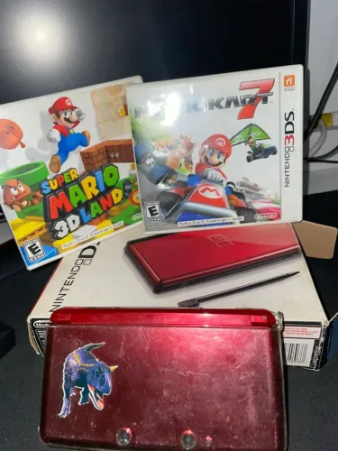 Nintendo 3Ds Old ( Carregador, caixa + 1 Jogo) 