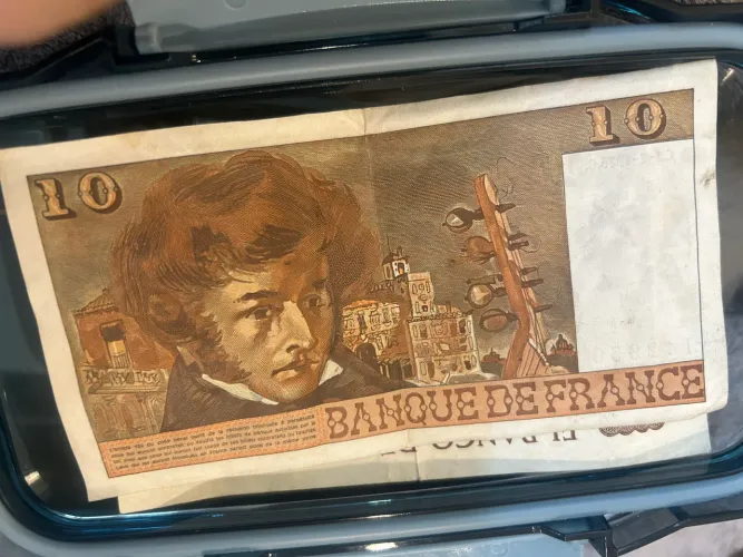 CÉDULA COLEÇÃO DE 10 Francos Hector Berlioz, catálogo P.150c / Fayette F.63.19.