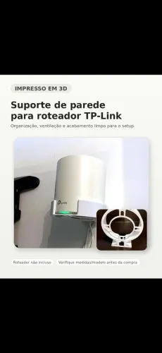 Suporte de parede para roteador TP Link da série Deco X.