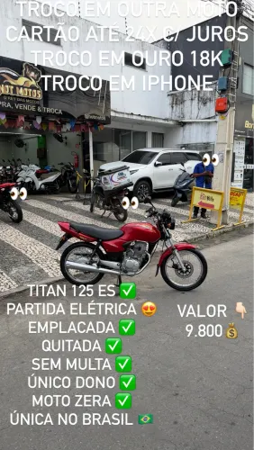TITAN 125 ES 2001 PARTIDA ELÉTRICA 