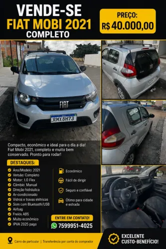 Fiat Mobi Like 1.0 Fire Flex 5P. 2021