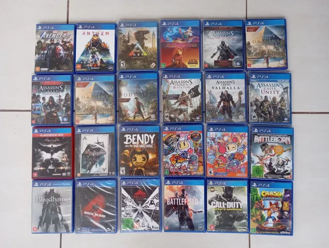 Mais de 200 jogos para PS4 (faço envios OlxPay)