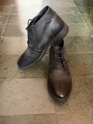 Bota de couro da Democrata Nunca Usada