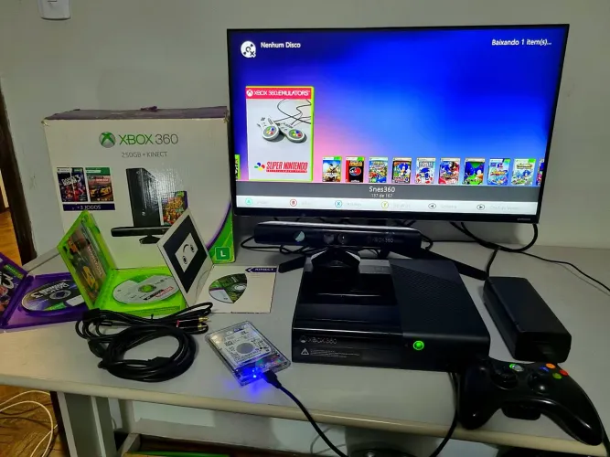 Xbox 360 1tb de Jogos e Emuladores Desbloqueado