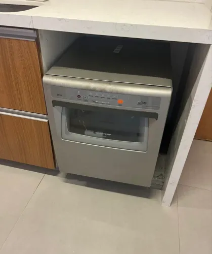 Lava-louças Brastemp Ative, 8 Serviços, Cor Prata,