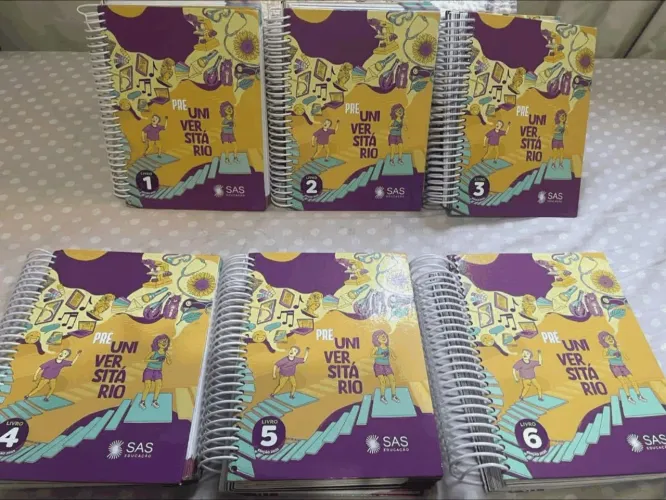 Coleção SAS Pré-Vestibular Completa - Ótimo Estado