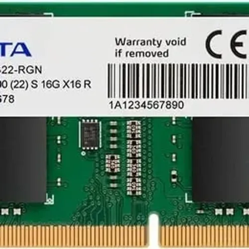 Memoria Para Notebook Adata, 16GB (1x16GB), DDR4, 3200MHz 12x 56,98