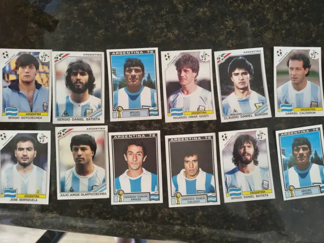 Figurinhas Craques Argentina Panini World Cup story 1994