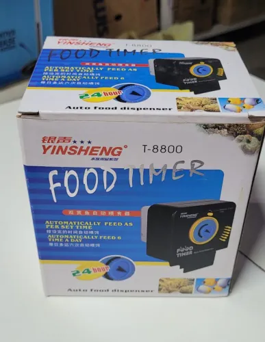 ALIMENTADOR AUTOMÁTICO A PILHA PARA PEIXES EM AQUÁRIOS E LAGOS