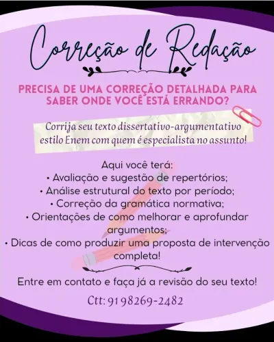 Correção de Redação