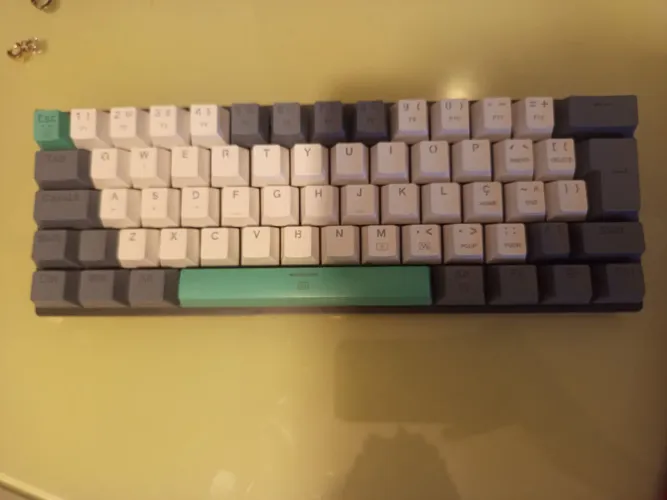 Teclado machenike k500 b61 red switch