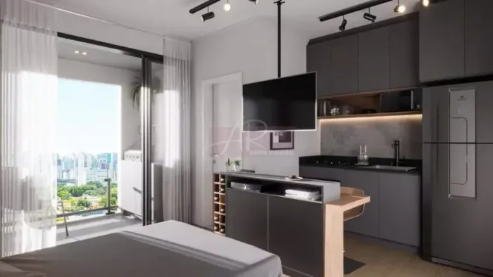 Apartamento no Centro com academia, salao de festas, coworking e lavanderia!!
