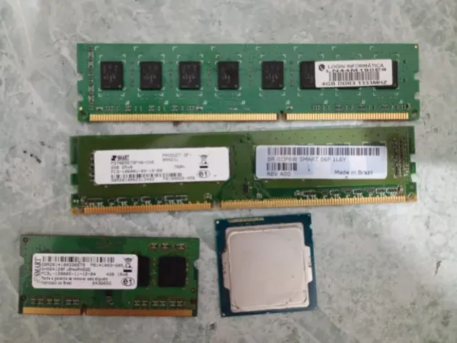 Memória RAM Para desktop e notbook+ processador 