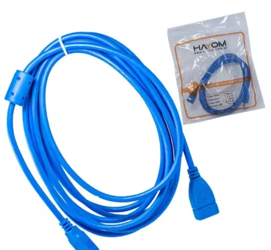 Cabo Extensor USB 3 Metros HAYOM
