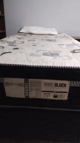 Cama Box Solteiro  - Estrutura Firme e Bem Conservada