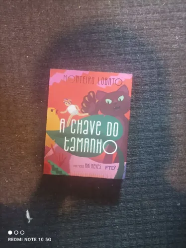 Livro: a chave do tamanho, de monteiro Lobato 