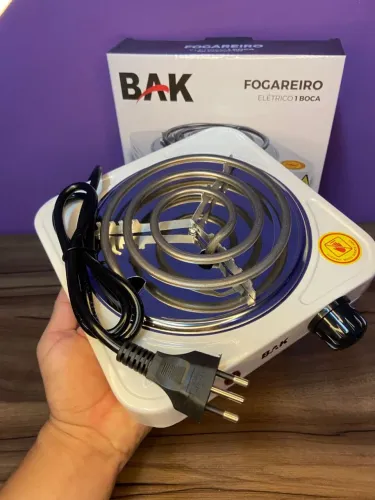 Fogao Elétrico 1 Boca Bak 1000W BK-FCE707-127