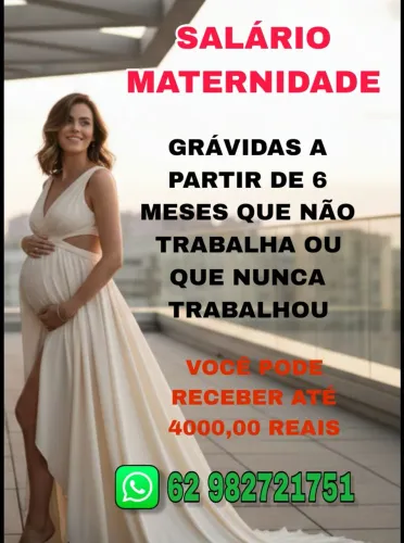 Você gestante que nunca trabalhou de carteira assinada tem direito ao salário Maternidade 