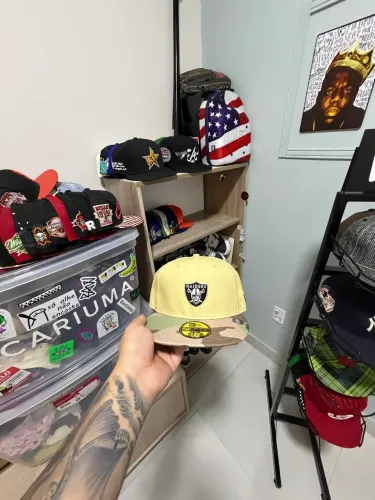 Boné 59FIFTY Fitted NFL Las Vegas Raiders Camuflado 7 1/4