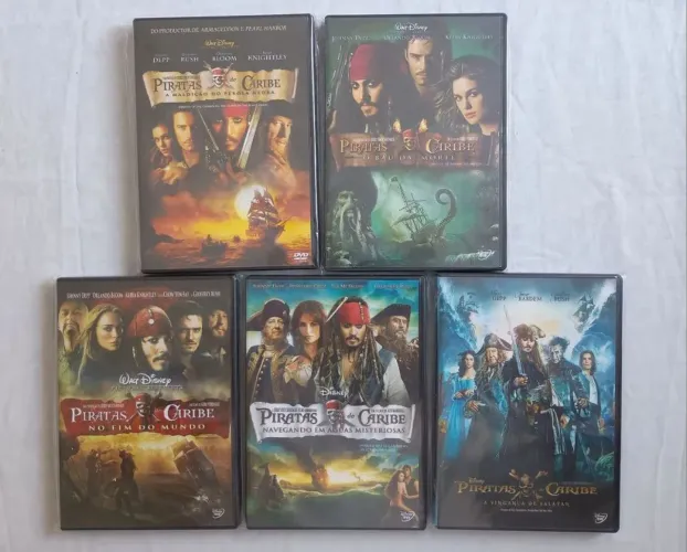 COLEÇÃO P. DO CARIBE [5 DVD'S]