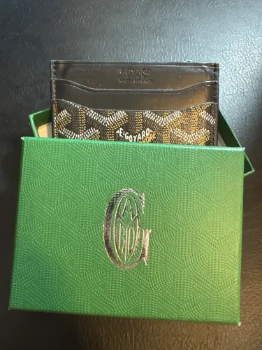 Carteira porta-cartões Goyard Preto