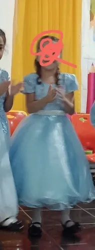 Vestido formatura infantil
