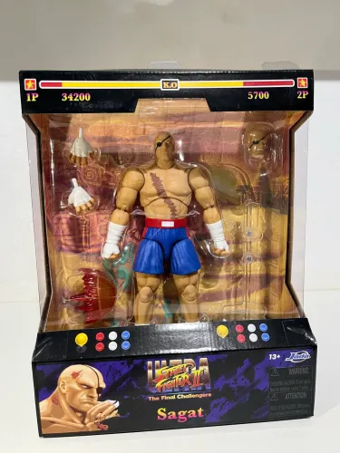 Sagat Special Edition Street Fighter 2 Ultra Jada Toys 