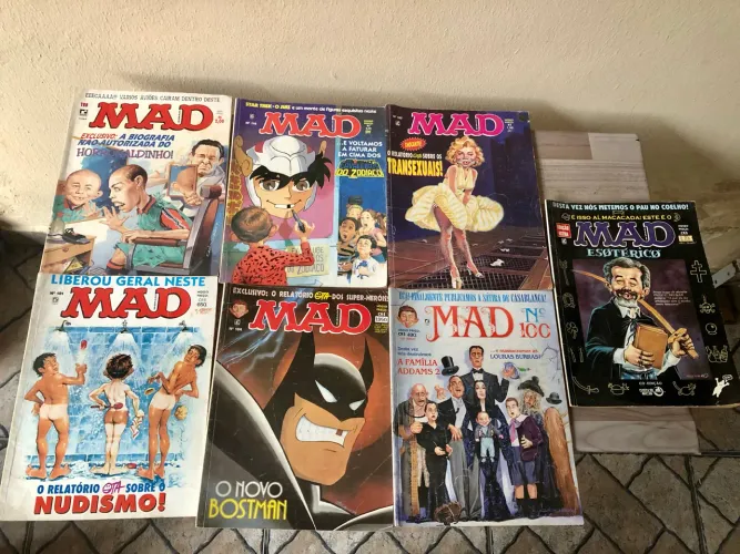 Lote de revistas Antigas MAD